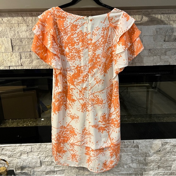 Rachel Zoe size 6 Ines Silk sheath dress with tiered sleeve and skirt - Picture 9 of 15